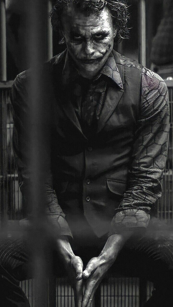 Joker Black & White Poster