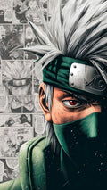 Kakashi Hatake Sharingan Premium Anime Manga Poster
