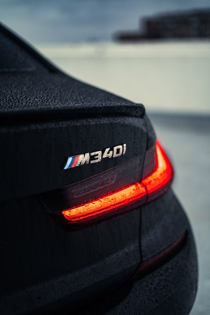 Cinematic Stealth BMW M340i Poster