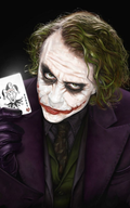 Joker Card Portrait Poster