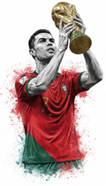 CR7 Trophy Glory Poster