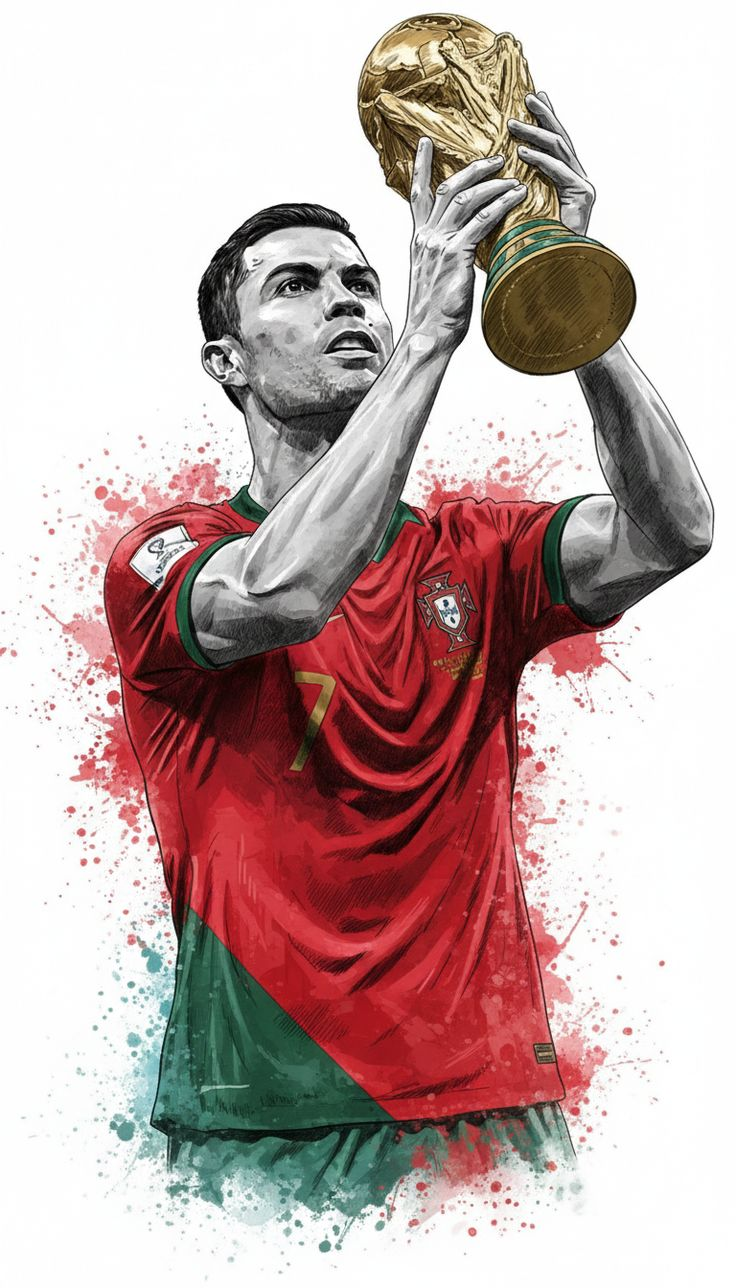 CR7 Trophy Glory Poster