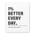 One Percent Better Poster