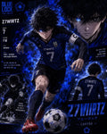 Blue Lock Captain Edition Football Poster
