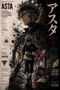 Black Clover Asta Classified File Poster