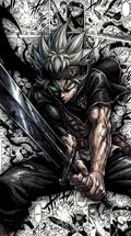 Black Clover Asta Demon Slayer Sword Poster