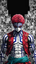 Anime Sorcerer Red Hair Curse Lord Poster