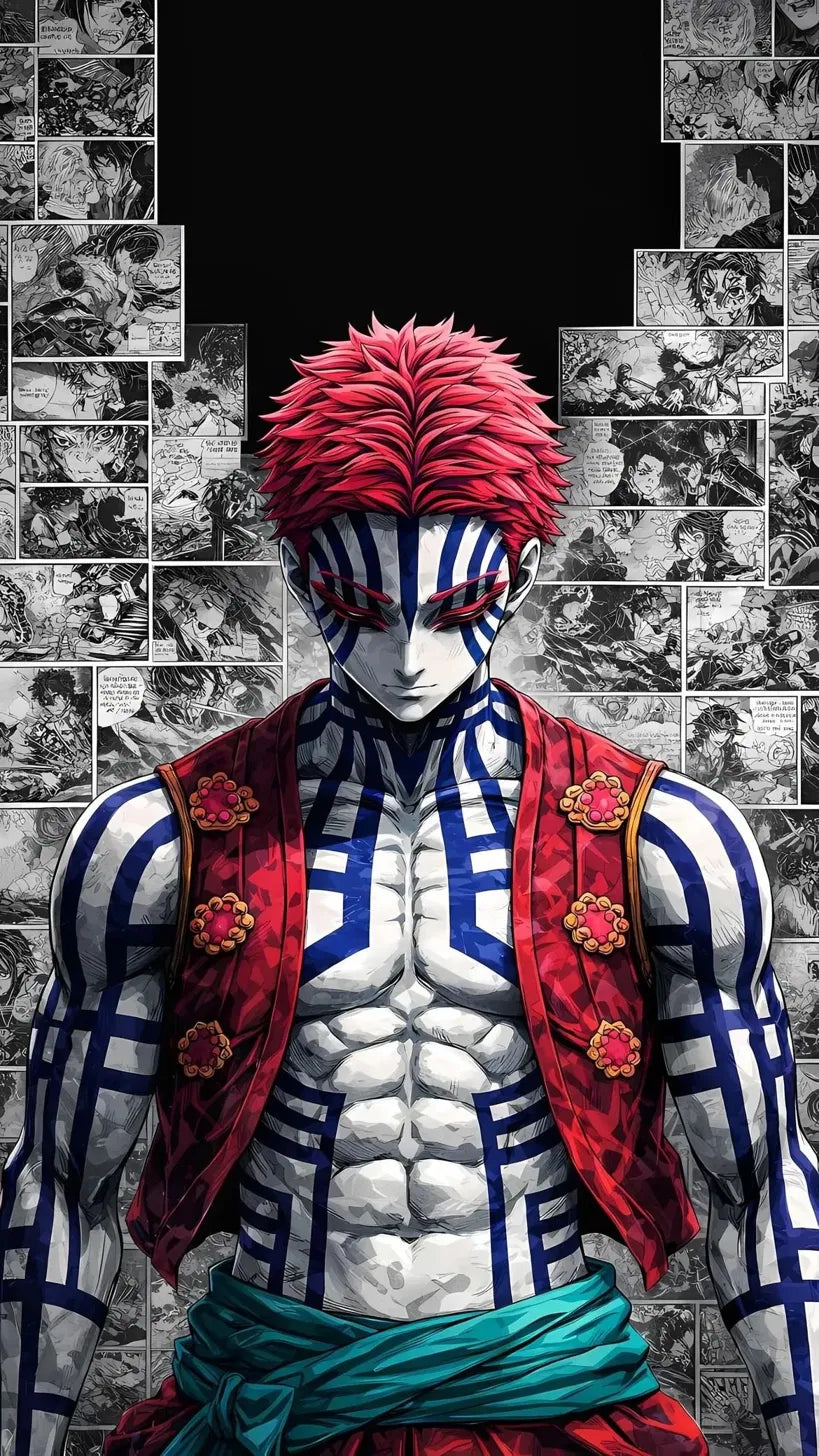 Anime Sorcerer Red Hair Curse Lord Poster