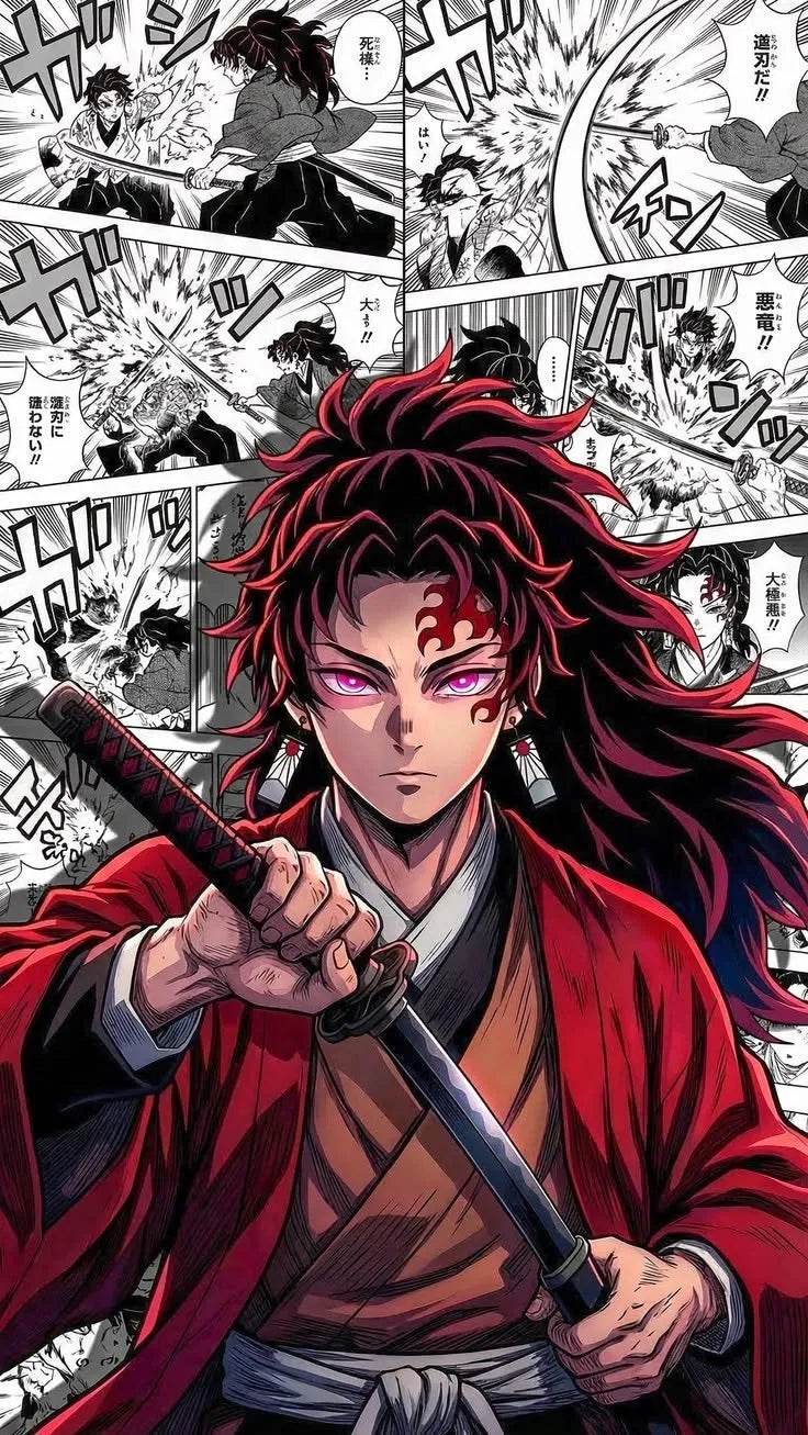 Demon Slayer Tanjiro Awakened Form Poster