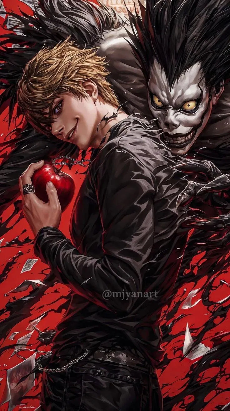 Death Note Mello and Rem Poster