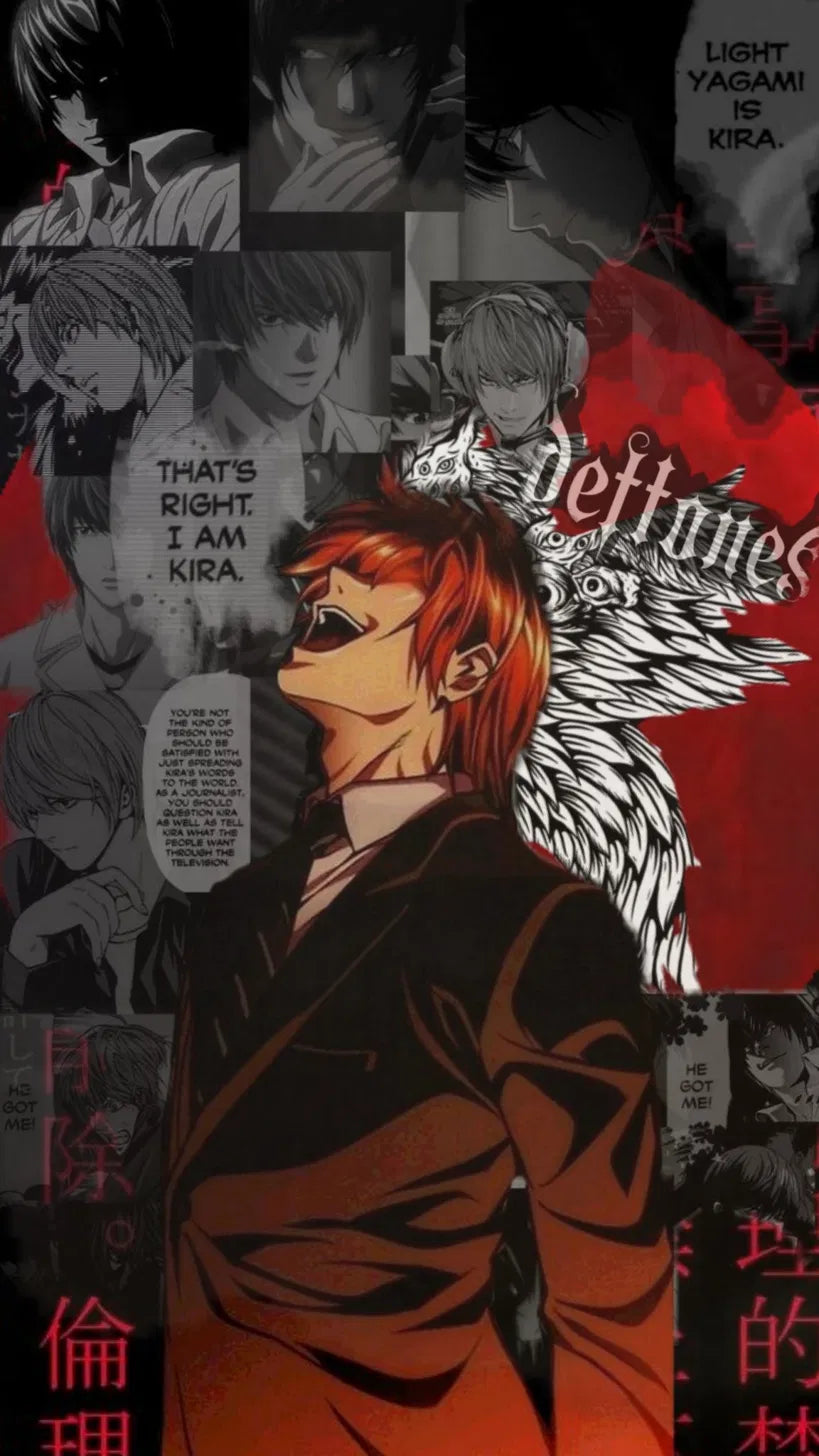 Death Note Light Yagami Aesthetic Edit Poster