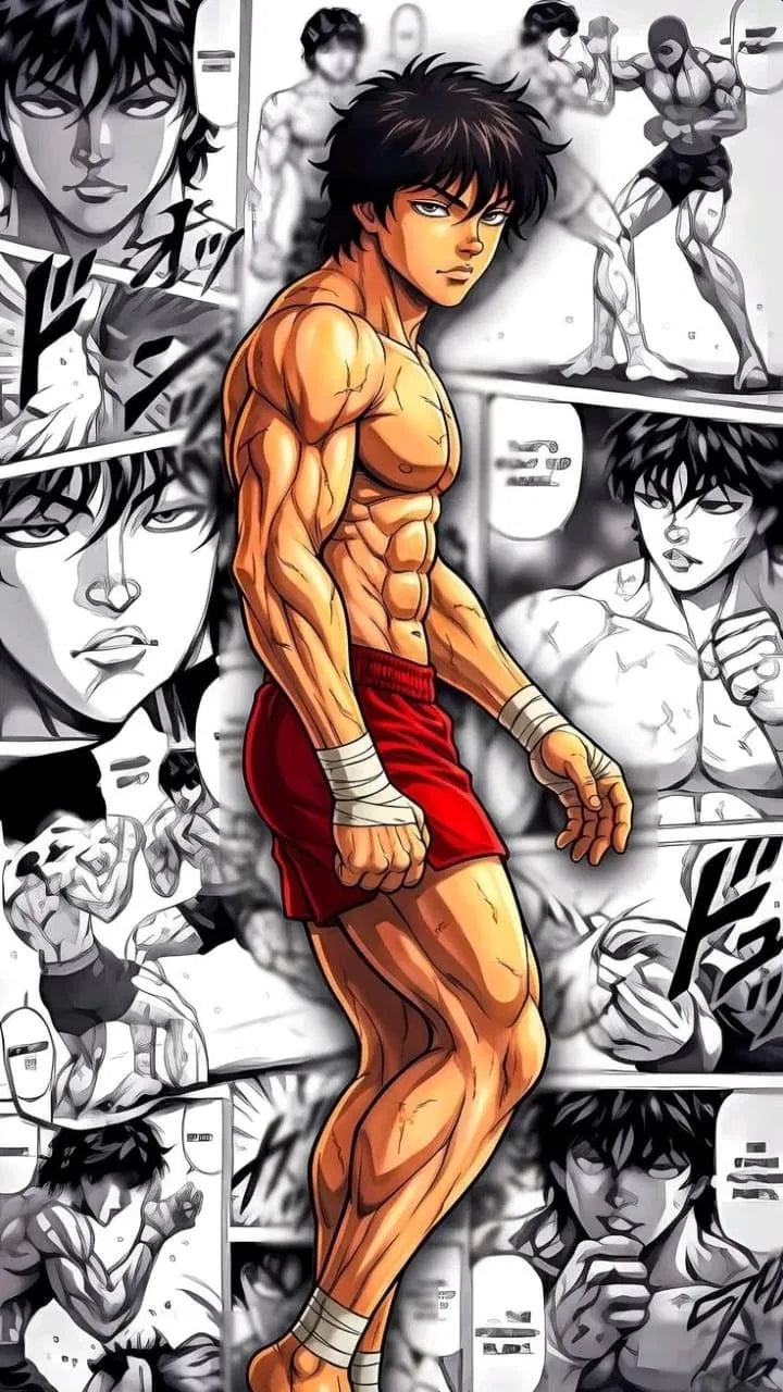 Baki Hanma Boxer Pose Manga Poster