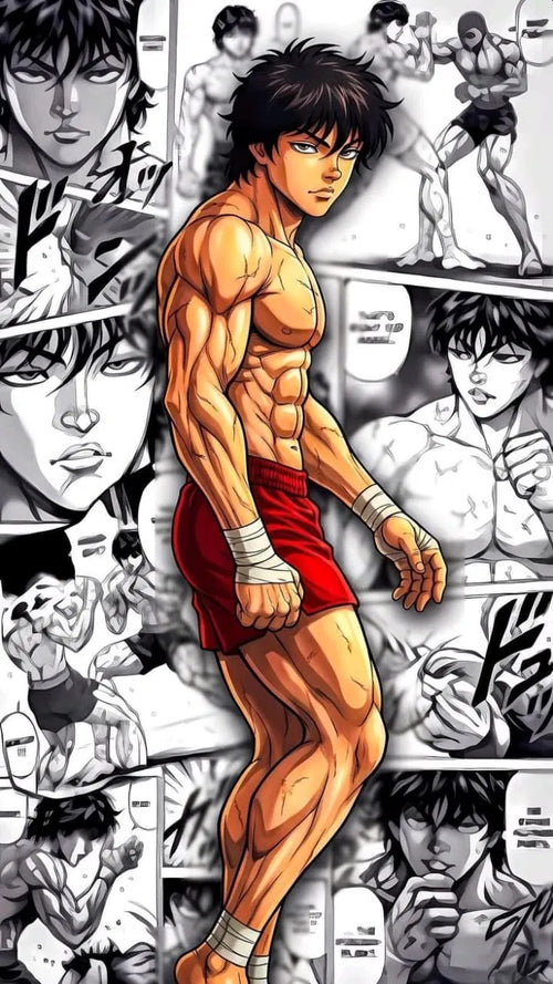 Baki Hanma Boxer Pose Manga Poster
