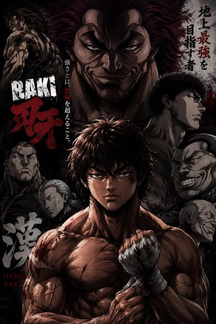 Baki Hanma Strongest Fighter Cast Poster