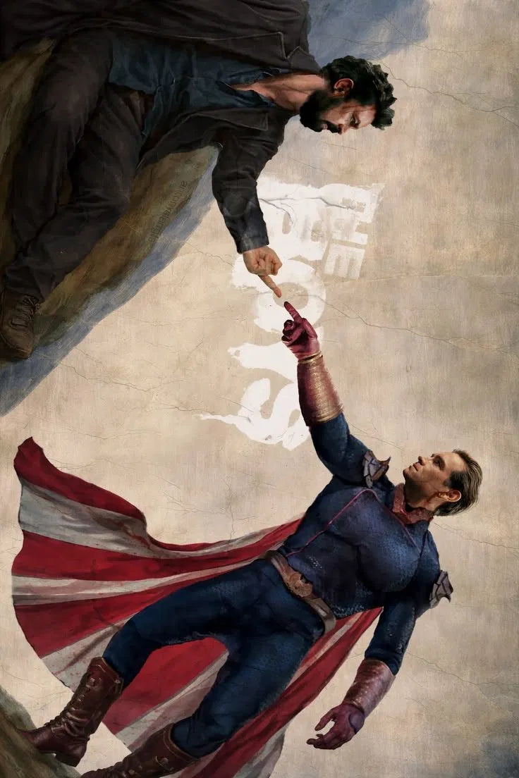 The Boys - Butcher vs Homelander Art Poster