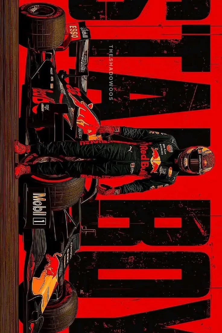 F1 Red Bull Racing Driver Poster
