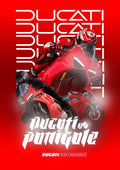 Ducati Panigale V4 Racing Collage Poster