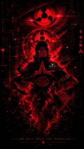 Itachi Uchiha Sharingan Eye Poster