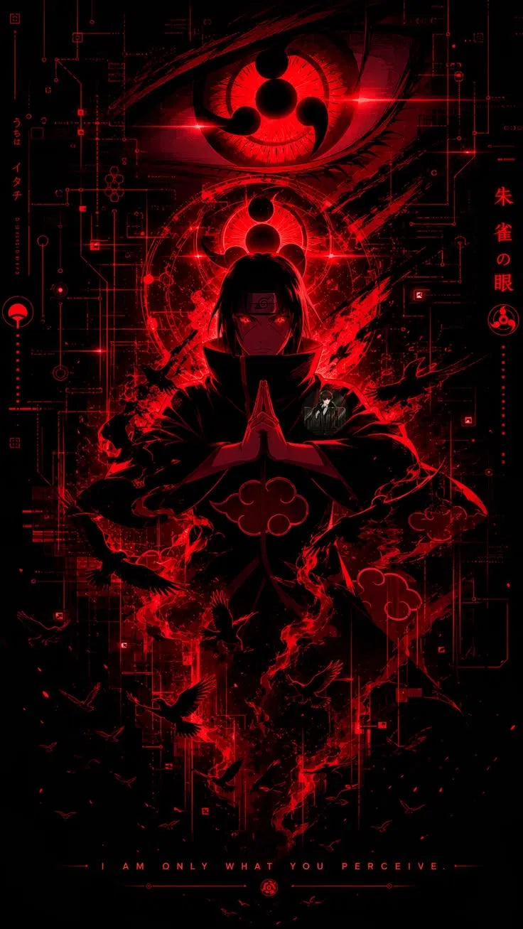 Itachi Uchiha Sharingan Eye Poster
