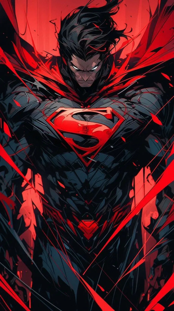 Red Son Superman Dark Poster