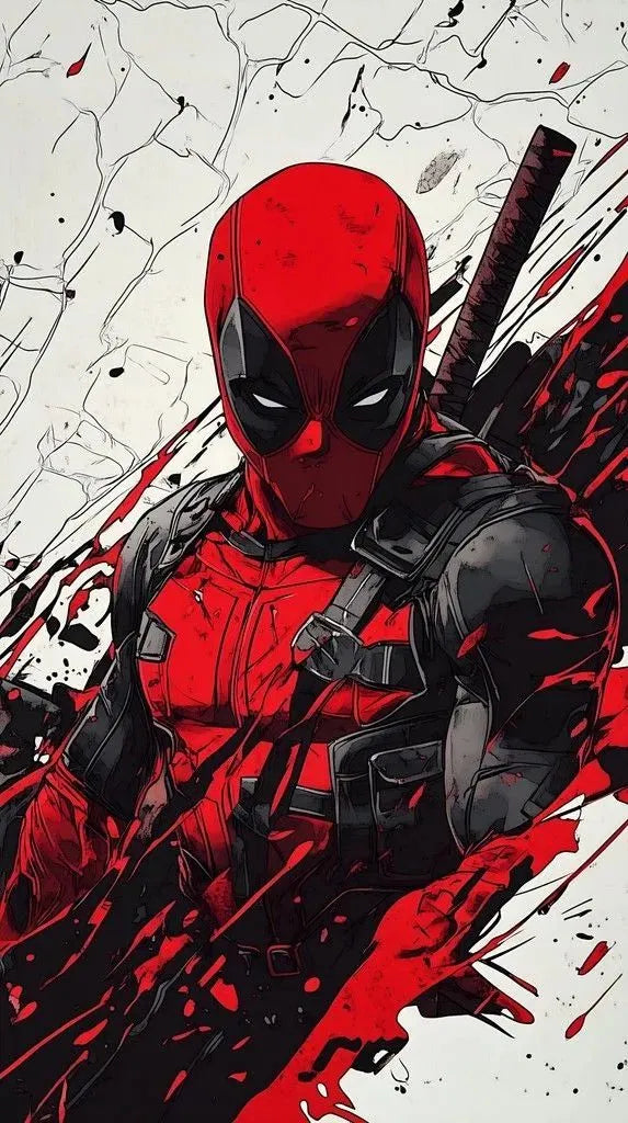 Deadpool Sketch Art Poster