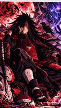 Madara Uchiha Crimson Throne Poster