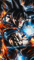 Goku Kamehameha Charge Poster