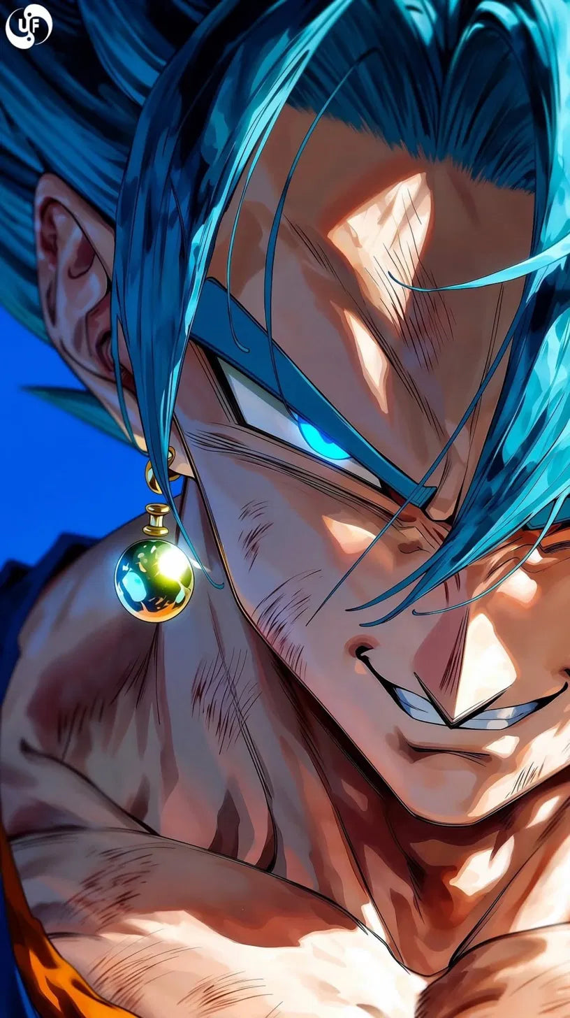 Vegita Blue Close-Up Poster