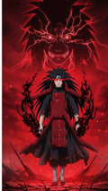 Madara Ten-Tails Red Aura Poster