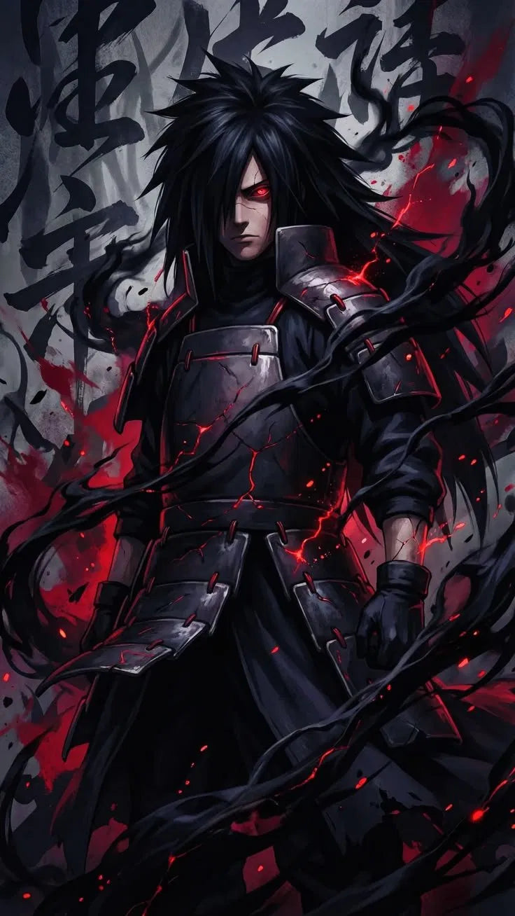 Madara Uchiha Cracked Armor Poster