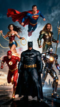Hero Squad Poster | Superhero Team Wall Art