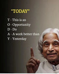 Today Acronym Poster | Daily Motivation Wall Art