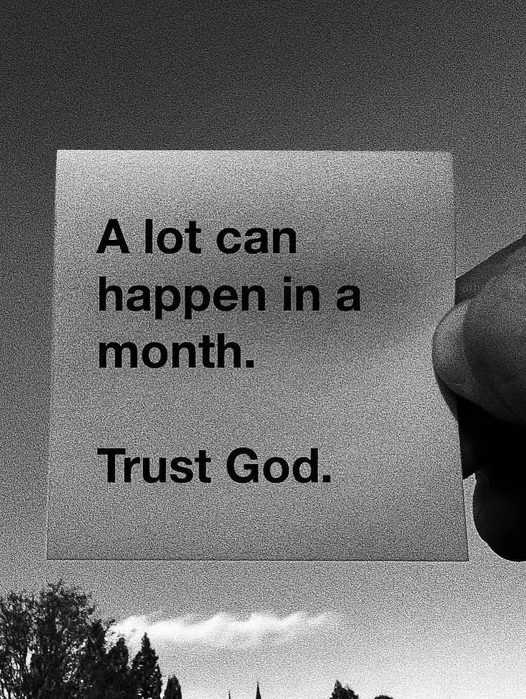 Trust God Poster | Faith Reminder Wall Art