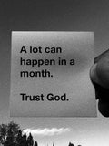 Trust God Poster | Faith Reminder Wall Art