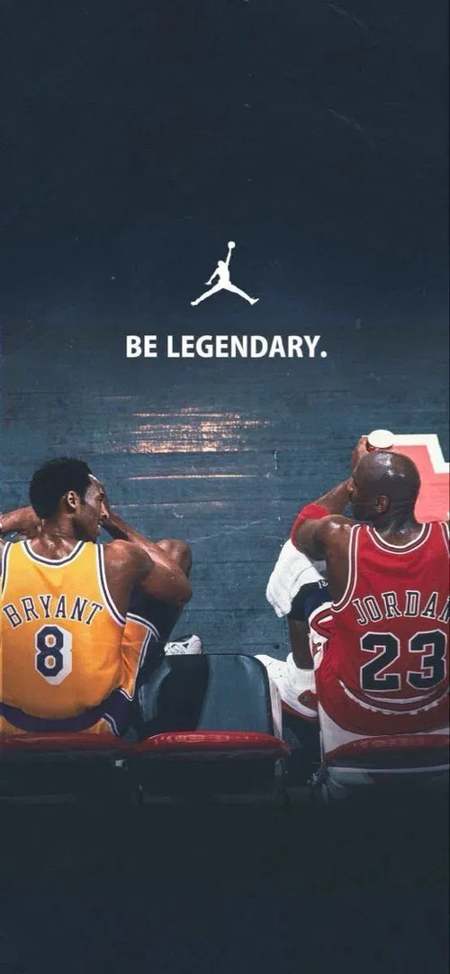 Be Legendary Poster | Basketball Icons Wall Art